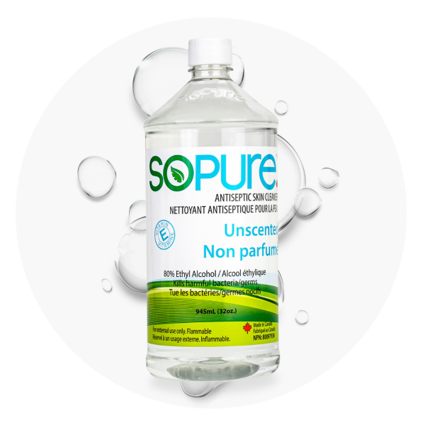 SoPure Spray Hand Sanitizer 80% USP Grade Ethyl Alcohol