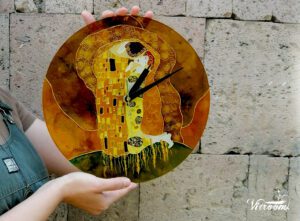 Art-Clock “Klimt” from Vitroom