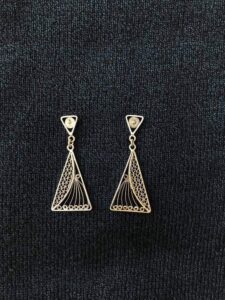 Silver filigree earrings 05
