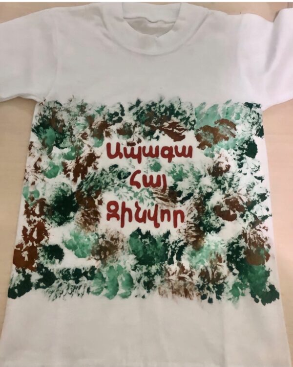 Handmade drawn t-shirt <>