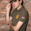Polo Shirt with National Emblem of Armenia and Flag (for kids & adults)