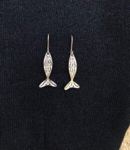 Silver filigree earrings 07