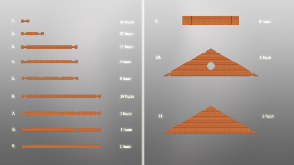 "Tun-Tunik" Wooden Constructor Toy