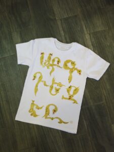T-Shirt Armenian Letters (0031)