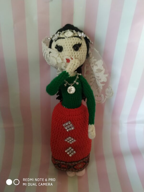 "Armenian Girl" Knitted Doll