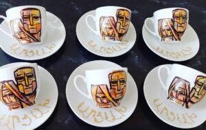 Artsakh hand painted coffee cups