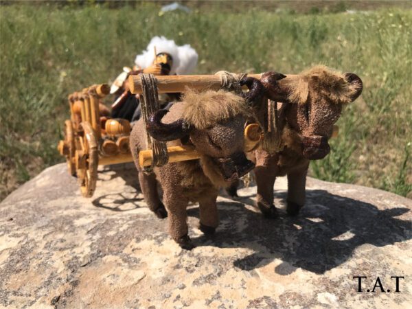 "Cart With Armenian Musicians" Handmade Toy