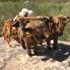 "Cart With Armenian Musicians" Handmade Toy