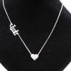 "Fatherland In My Heart" Silver Necklace