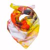"Poppies" silk scarf