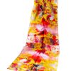 "Poppies" silk scarf