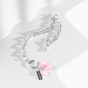 Pomegranate Pink seed bracelet