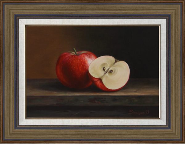Apples (28x36cm, oil on panel)