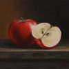 Apples (28x36cm, oil on panel)