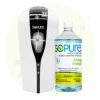 Set of Hands-Free Wall Mounted Dispenser + SoPure Sanitizer Liquid Refill Bottle (945 mL)
