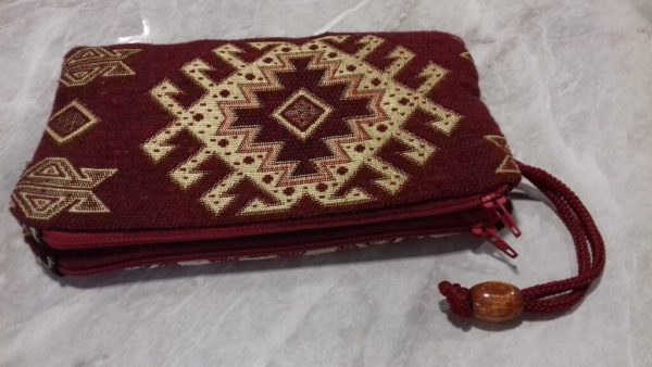 Cloth wallet (Double. Armenian ornament)