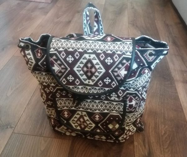 "Armenian Carpet" Handmade Backpack