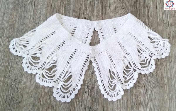 Vintage lace Collar/Lace Collar/Crochet Necklace/Crochet Collar white/Retro Collar/White Knit Collar/Vintage Style Collar