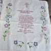 Embroidered Lord`s Prayer