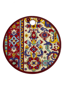 ARMENIAN DECORATIVE CERAMIC CHEESEBOARD