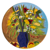 ARMENIAN DECORATIVE CERAMIC PLATE MARTIROS SARYAN «KALAKI FLOWERS»