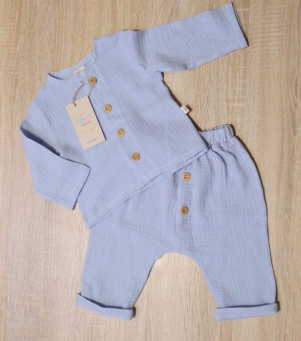 Baby Muslin Clothes Set