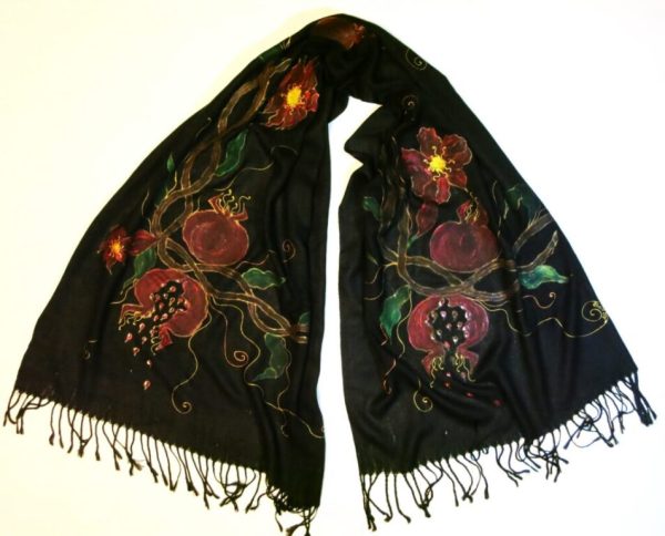 Shawl Armenian Pomagranates (0050)