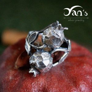 Silver Ring “Pomegranate”