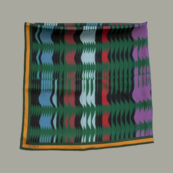 Silk Scarf Pattern: -Green City