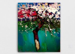 Painting of Blossomed Tree