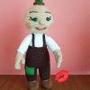 Knitted Cipollino Doll