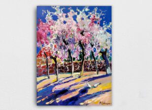 Painting of Blossomed Trees
