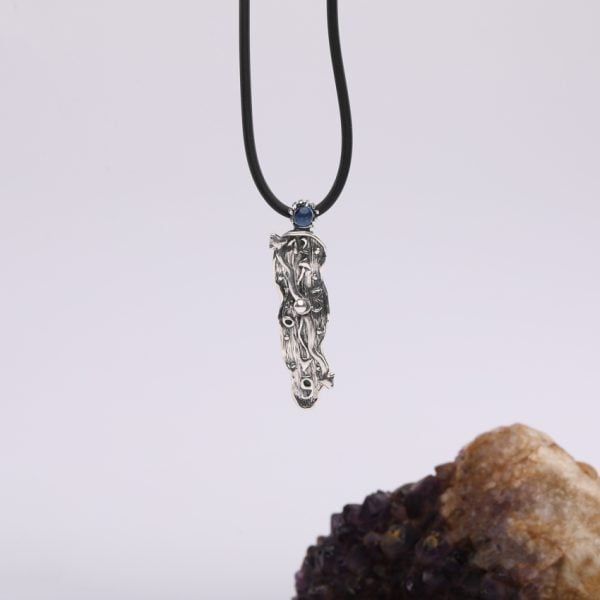 “The Persistence of Memory” Silver Pendant