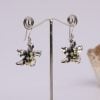 "Ladybug" Silver Earrings