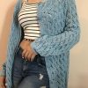 Wool sweater Oversized sweater Cable knit sweater Hand knitted sweater Women sweaters Knit jacket boho loose weave cardigan Cardigans