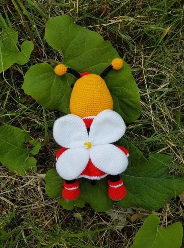 Knitted Bee Doll