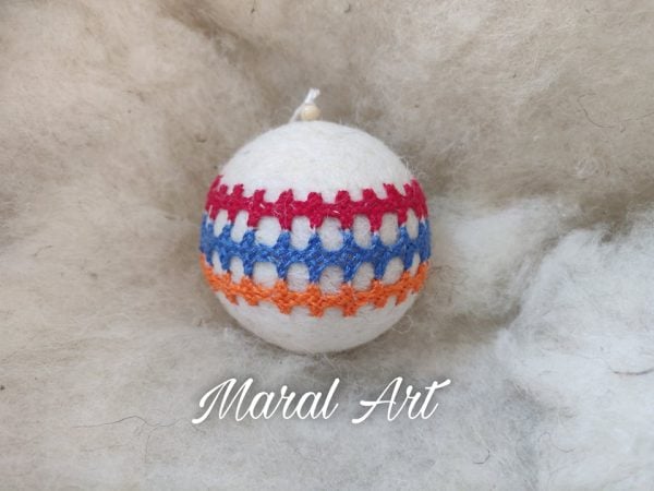 Armenian Flag Christmas Ornament