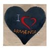 "I Love Armenia" Heart Shaped Pillow