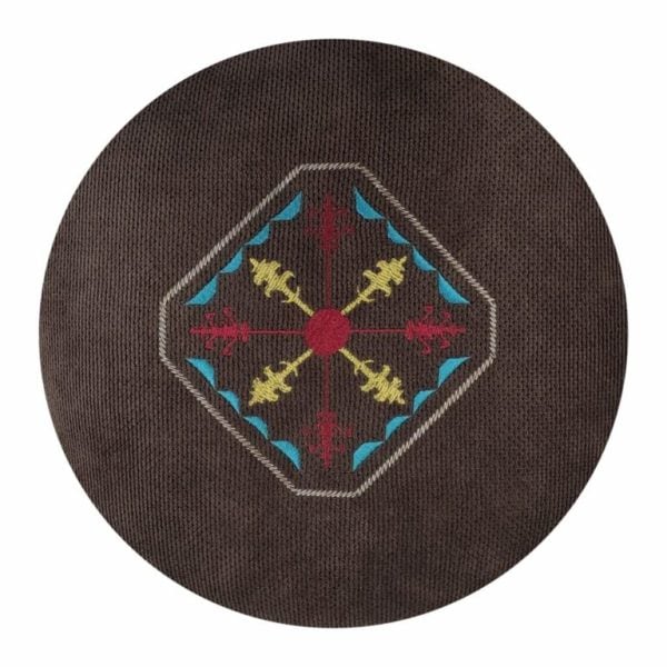 Armenian Ornament Round Pillow