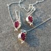 "Pomegranate" Silver Jewelry Set