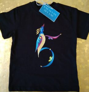 Armenian Bird Letter T-shirt For Kids