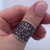 "Armenian Alphabet" Silver Ring