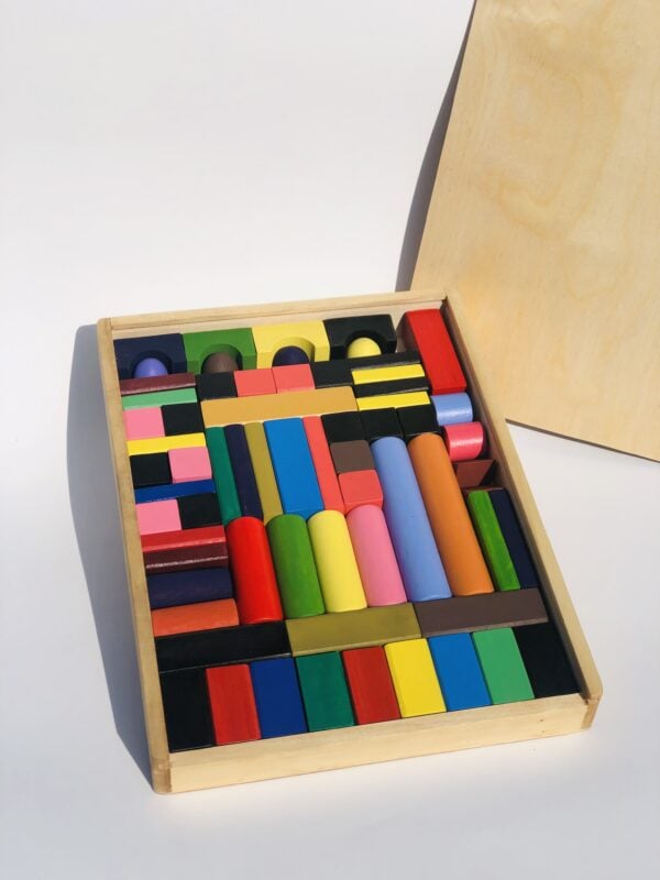 Wooden blocks constructor