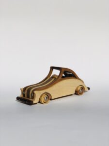 Vintage wooden car