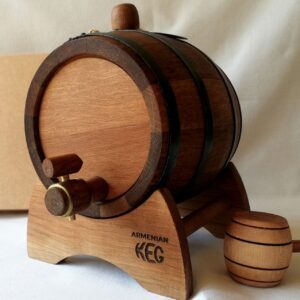 Standard natural oak barrel 2l
