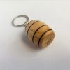 wooden barrel keychain accessories made of ash tree