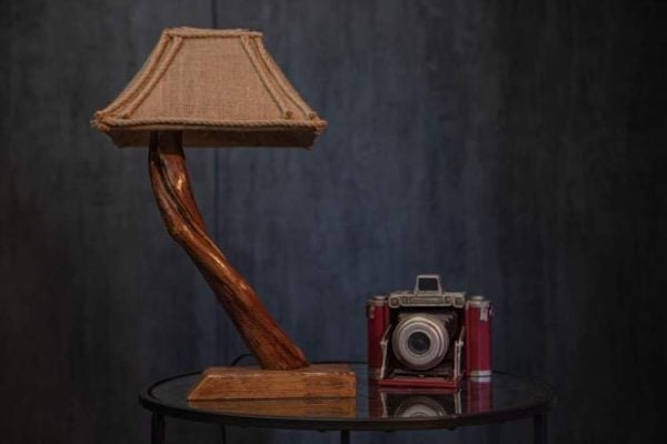 Handmade Wooden Lamp