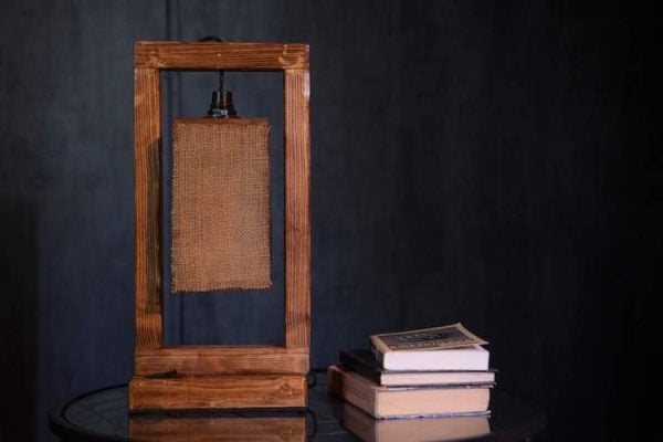 Handmade Wooden Lamp