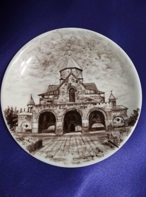 Armenian Churches & Monasteries On Ceramic Plates