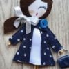 "Miss" Handmade Brooch